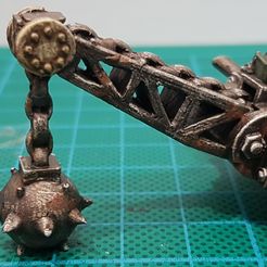 wreckballpainted.jpg Fichier STL Boule de démolition post-apocalyptique・Modèle à imprimer en 3D à télécharger
