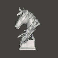 escultura-9.jpg Бесплатный STL файл Sculpture Horse Sculpture Horse art・Модель для загрузки и 3D-печати, ezequiel-prostamo
