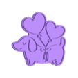 stamp.stl dachshund cookie cutter