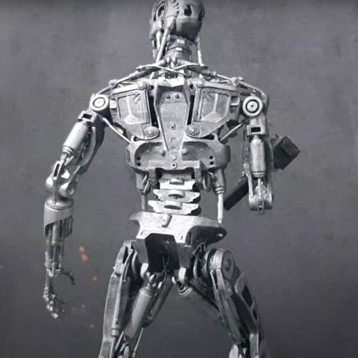 Снимок-1.jpg Terminator T-800 Endoskeleton Rekvizit T2 V2 High Detal
