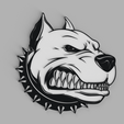 tinker.png Guardian Dog Head Dogo Dog Head Wall Picture