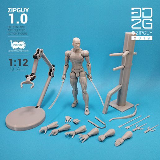 ZIPGUY 1.0 ZIP TIE ACTION FIGURE