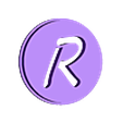 r.stl Heart with letters that can be changed