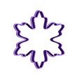 Hielo7cm.stl Snowflake Cutter - Christmas - Cookies