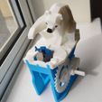Ours polaire avec phoque (automates)