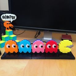 pacmanchaser2.jpg Archivo STL gratis PACMAN CHASER Juguete mecánico・Objeto para impresora 3D para descargar