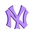 Yankees Logo.stl.stl Logótipo dos Yankees