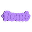 Romi.stl 60 porte-clés avec nom