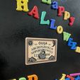 IMG_9891.jpeg Ouija Board Functional Fridge Magnet