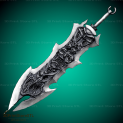 1.png 3D file Chaoseater From Darksiders - Fan Art 3D print model・Design to download and 3D print
