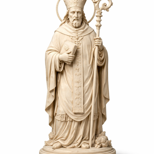 Saint Anthelm of Belley - Devotional Statue