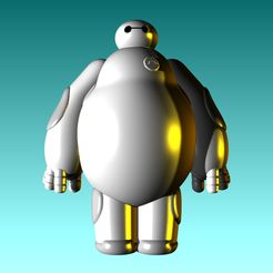 baymax-solo-render1.jpg Fichier STL BAYMAX BIG HERO DISNEY PIXAR・Design à télécharger et à imprimer en 3D