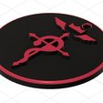 40A.png keyring/ keychain Edward Elric Fullmetal alchemist Emblem