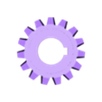CD55İ15WHGK1_G.stl Worm Gear - Center D. 55 mm - Ratio  15 & 20 - Worm with Hole