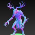 image-45.png 3D model of a Wendigo on a base