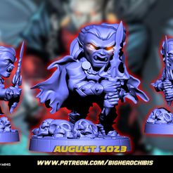 dracul.jpg Archivo STL dracula marvel united chibi・Diseño de impresión en 3D para descargar
