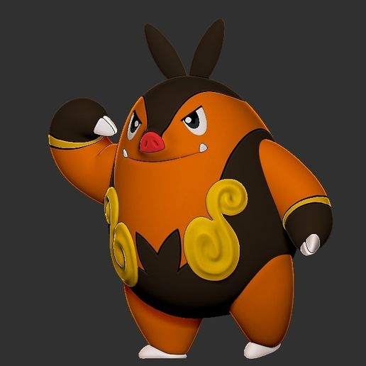 ZBrush-Document2.jpg POKEMON TEPIG EVOLUTION PACK