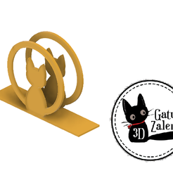 servilletero.png Free STL file Cat napkin ring・3D printer design to download