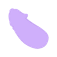 Eggplant emoji v1.stl Naughty eggplant emoji bath bomb mould
