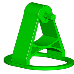 01.png STL file Balancing machine 12 mm wheels motor 380・3D printing model to download
