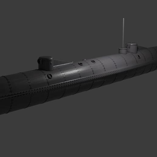 🖨️ H.L. Hunley・Free STL File for 3D printing・Cults