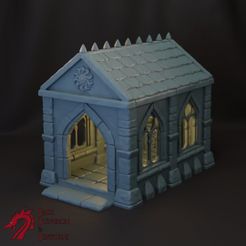 _Mausoleo-render-1.jpg Free STL file FREE Mordheim Mausoleum (Cathedral Warden Nuns Kickstarter)・3D printer design to download