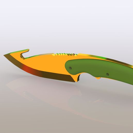 Gut Knife - 3D model önizlemesi