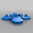 Buildplate_square_200x200mm_Accessories_-_3_flashlight_stands_and_blank_fixtures_-_3DBenchy.com.png Free STL file Smartphone Photo Studio for #3DBenchy and tiny stuff・3D printer design to download