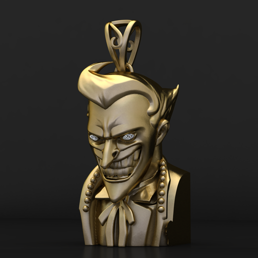 Sinister Villain Bust Pendant