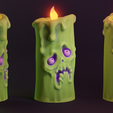 3.png SPOOKY GHOST CANDLE - HALLOWEEN