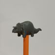 triceratoppo.jpg Triceratops Pen Topper