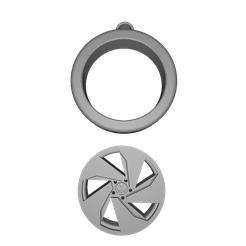 5-Brazos-VW.png Key ring Rin - Rim (5 arms VW)