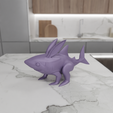 HighQuality.png 3D Bunny Shark Figure with 3D Stl Files and Gifts for Kids & 3D Figure Print, Shark Gift, 3D Printing, Bunny, 3D Printed Decor, Baby Shark