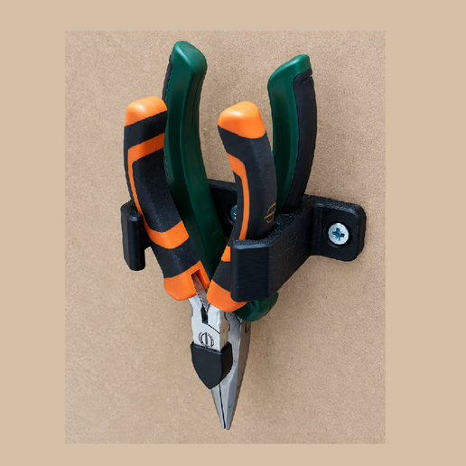 Compact Dual Pliers Wall Holder