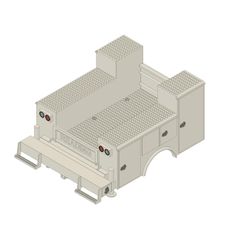 Body_v2_kurz_hoch-v25.jpg STL file Crane body 1/24 dually wheel short version・3D print object to download