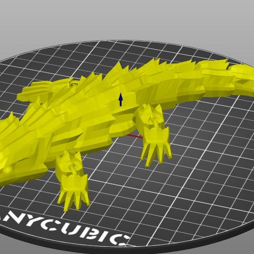 Articulated Lizard 3D model