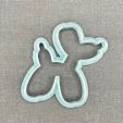 IMG_6256.jpeg balloon dog outline cookie cutter clay cutter