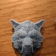 00100dPORTRAIT_00100_BURST20190601080934921_COVER.jpg Archivo STL Lobo ornamentado・Objeto de impresión 3D para descargar