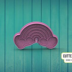 Arcoiris-m4.jpg Archivo STL Arcoiris Rainbow Cookie Cutter M4・Modelo de impresión 3D para descargar