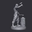 08.jpg Medieval Blacksmith 3D print model