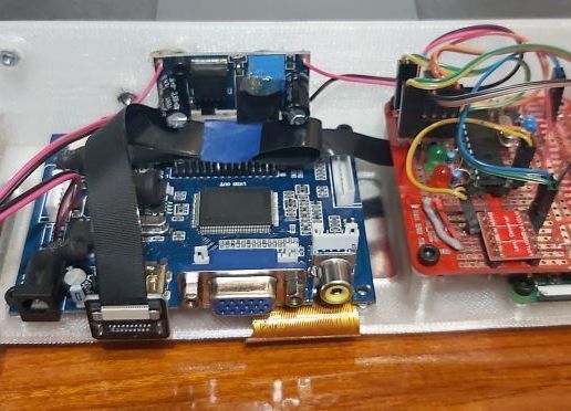 20210728_140655.jpg Custom Circuit Mount for  Info LCD Module  for 2010 Toyota Avalon