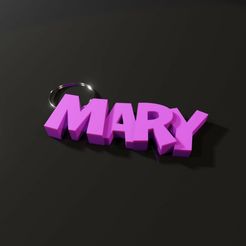 MARY.jpg Mary - Name keyring