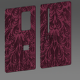 centaurusB80floral-v0.png Lost Vape Centaurus B80 Panels - Floral Pattern (with and without magnet placement)
