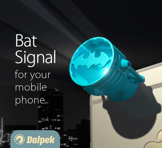 🦇 Bat Signal for iPhone・Free 3D File for ・Cults