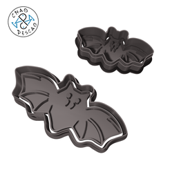 Halloween-Bat-3.5cm-to-5.5cm-2pc-CP.png Fichier STL Chauve-souris - Halloween - Découpeur de biscuits - Fondant - Argile polymère・Design pour imprimante 3D à télécharger