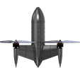 Rocket-Interceptor-2026-V4-6.png Rocket Drone Interceptor 2026 V4 - High-Performance Aerodynamic Drone Frame (STL) 5,6,8,10 inch