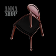 5.png 3D | STL | print | model | chair for doll | BJD | armchair | Rococo | interior | doll room | ooak | resin | collection