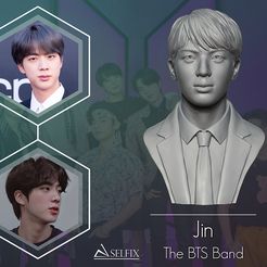 01.jpg STL file Jin bust 3D print model・3D printer design to download