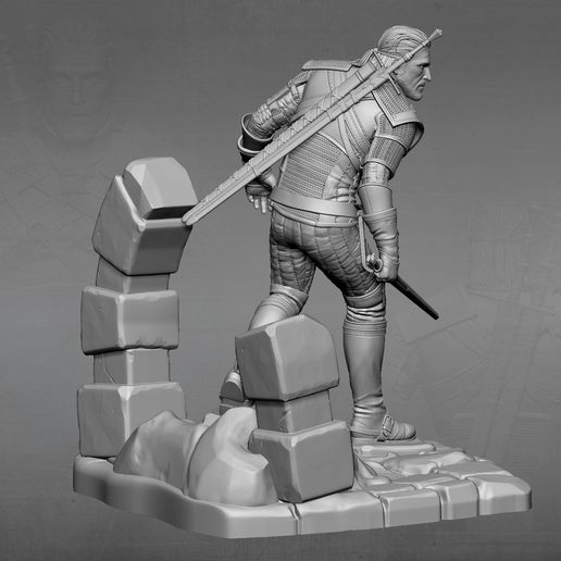 the-witcher-3d-model-stl-06.jpg Geralt Witcher 2 MODELS 1 PRICE
