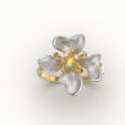 123123123-16.jpg Flower ring 3D print model